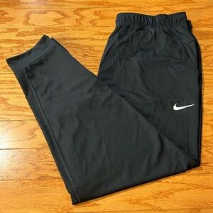 Nike Black Joggers with White Logo